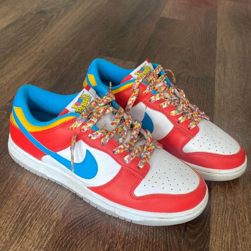 LeBron James Fruity Pebbles Men’s Sneakers 8.5 Like New. No box.